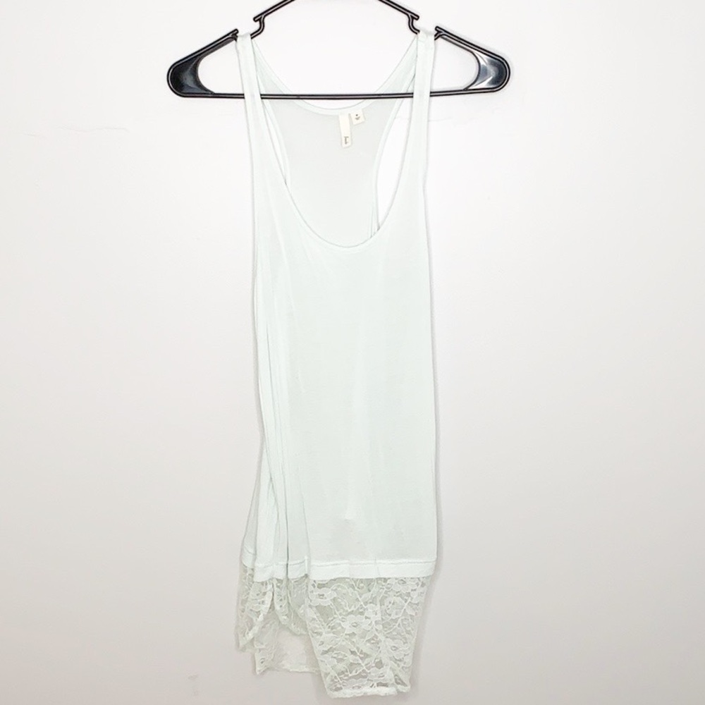 Frenchi light teal tank